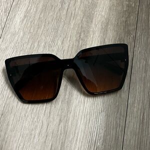 Martha Stewart Black and Brown Sunglasses